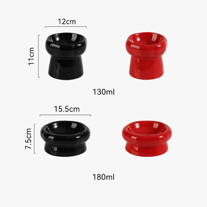 PureLift Keramiknapf - Gesunde Fresshaltung für Katzen & kleine Hunde