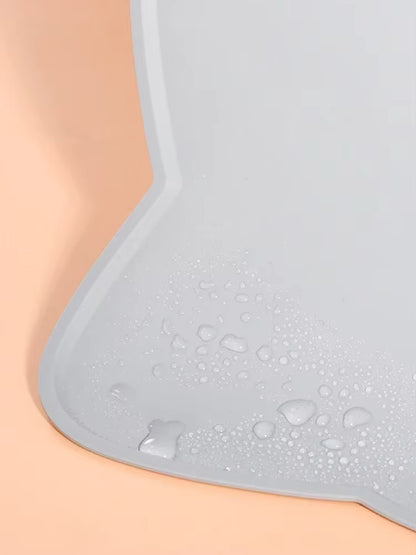 Fellfunk NapfMatte – Rutschfeste & wasserdichte Futterunterlage für Hunde & Katzen, ideal gegen Futter- und Wasserspritzer