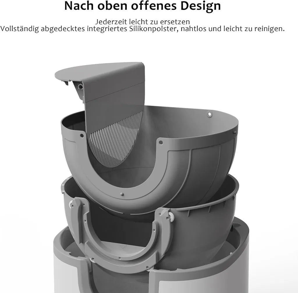 Furoomate – Automatische Smart Katzentoilette mit 11L Fassungsvermögen, selbstreinigend & hygienisch für stressfreie Katzenpflege - fellfunk.de